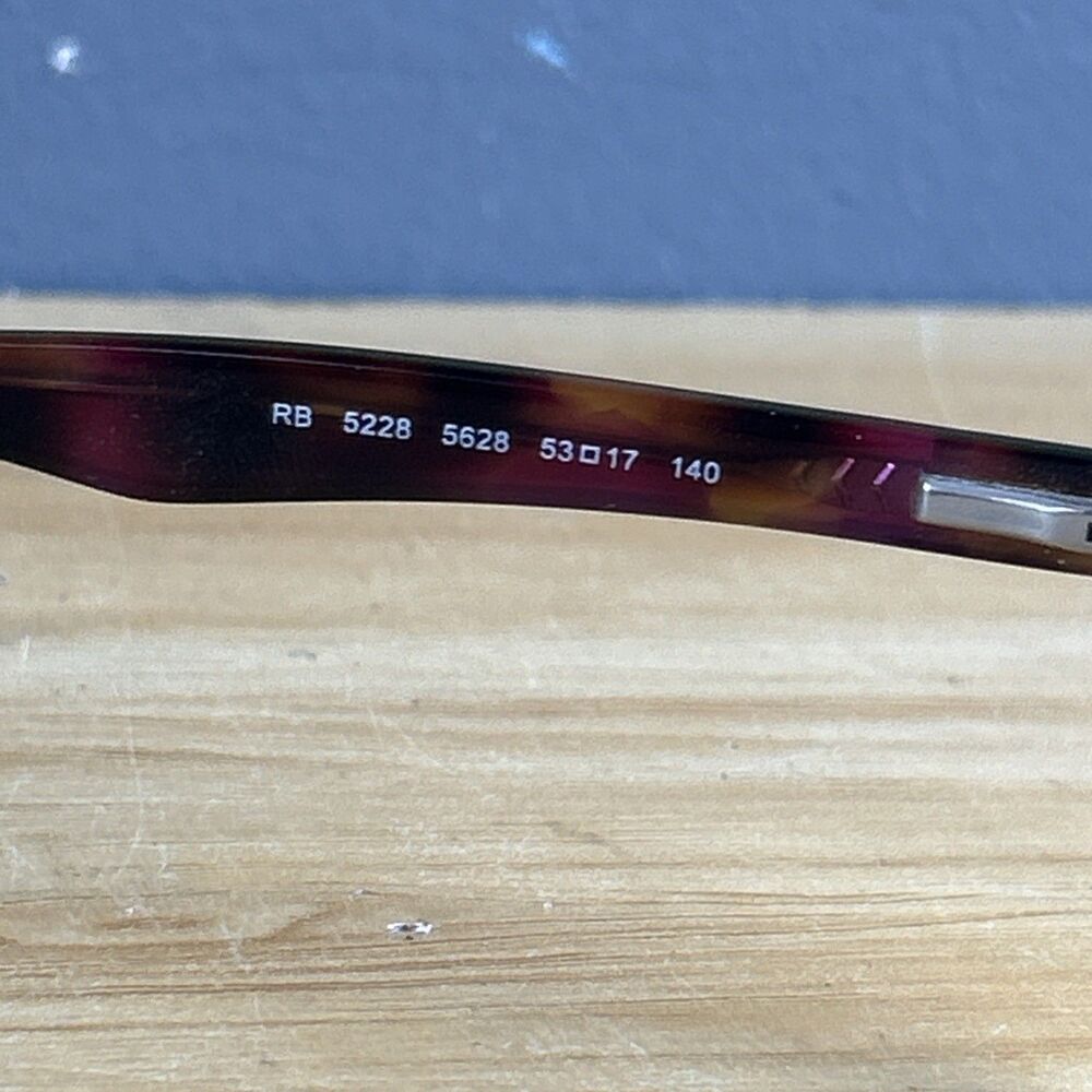 Ray Ban Eyeglasses RB 5228 5628 Lilac Floral Size 53-17-140 Frames Only - Picture 8 of 10